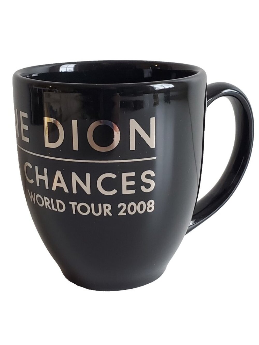 Celine Dion Taking Chances World Tour 2008 Concert Mug Black Souvenir